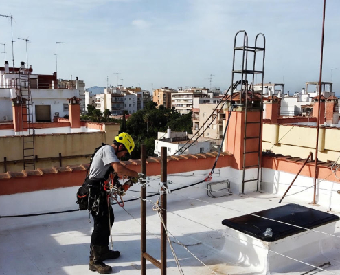 instalacion lineas de vida Girona