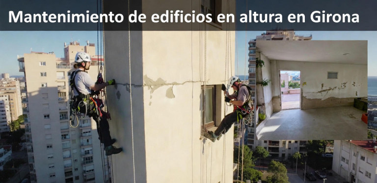 mantenimiento edificios altura Girona
