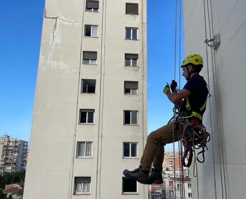 rehabilitación fachadas Girona