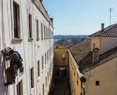 trabajos verticales sin andamios Girona